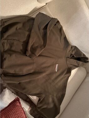 Balenciaga Dark Brown Logo Sweatshirt